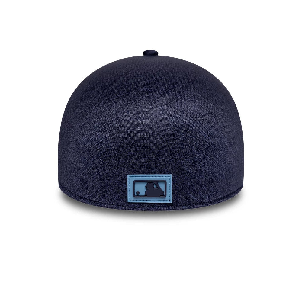 Pictured is this MLB Clubhouse Tampa Bay Rays 39THIRTY Infinity Stretch Fit cap in navy. 4