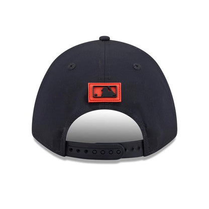 Pictured is this MLB Clubhouse Detroit Tigers 9FORTY M-Crown A-Frame cap in navy. 4