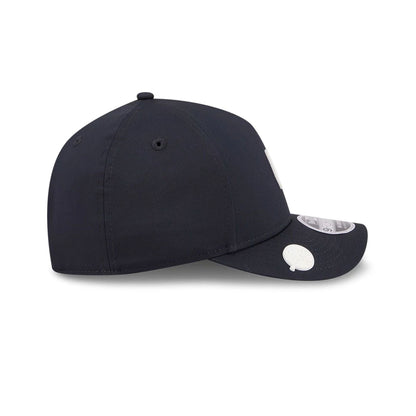 Pictured is this MLB Clubhouse New York Yankees 9FORTY M-Crown A-Frame cap in navy. 5