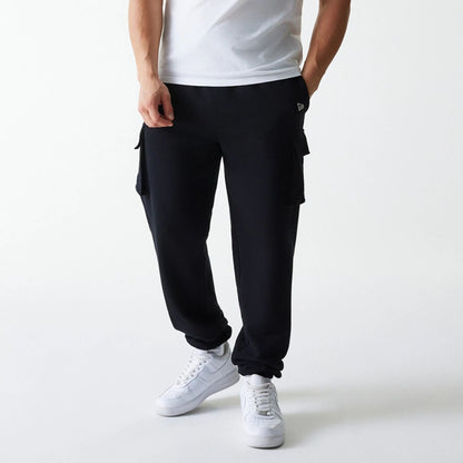 The model is wearing this New Era Cargo Joggers in black. 7