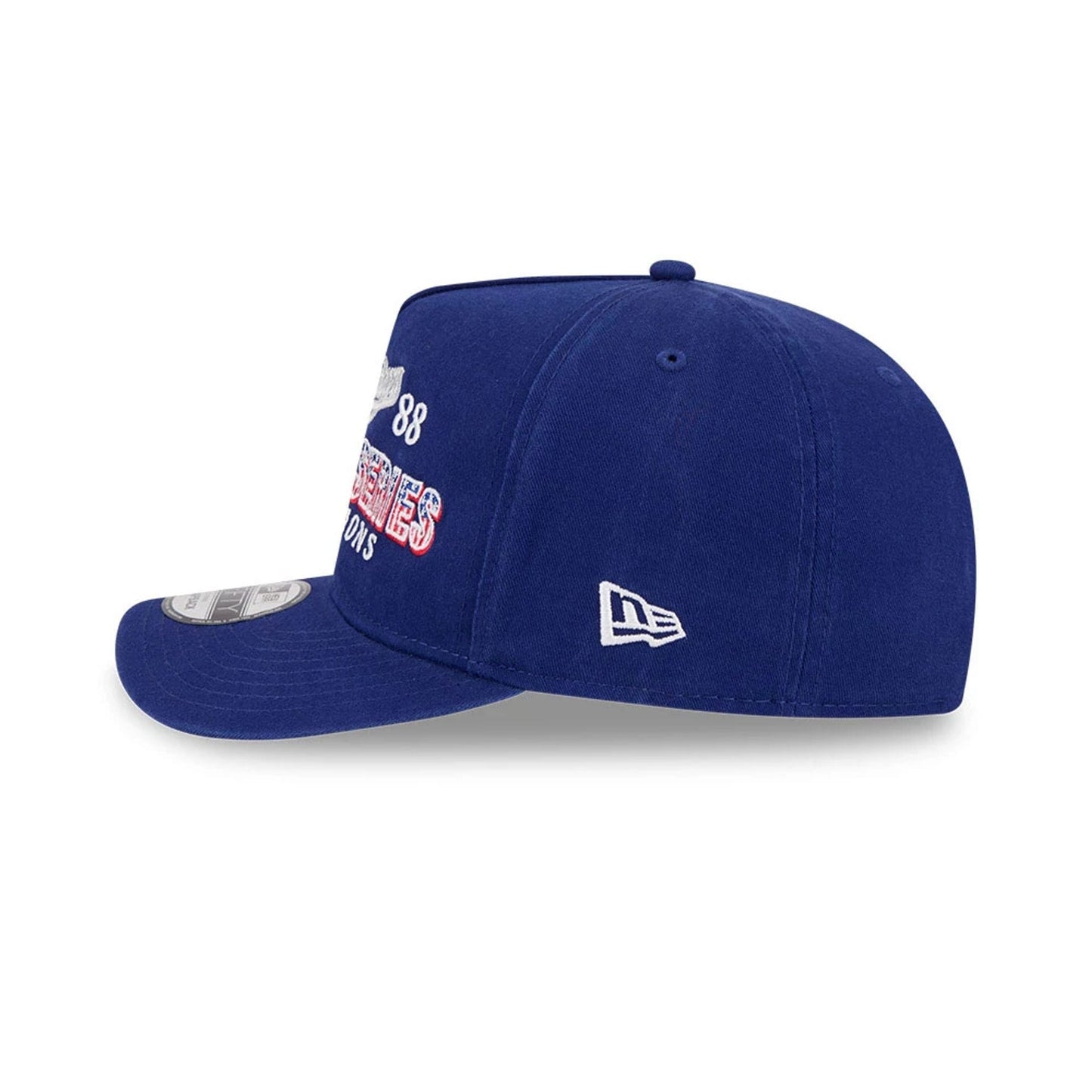 Pictured is this MLB Historic LA Dodgers 9FIFTY A-Frame Snapback cap in Navy. 6