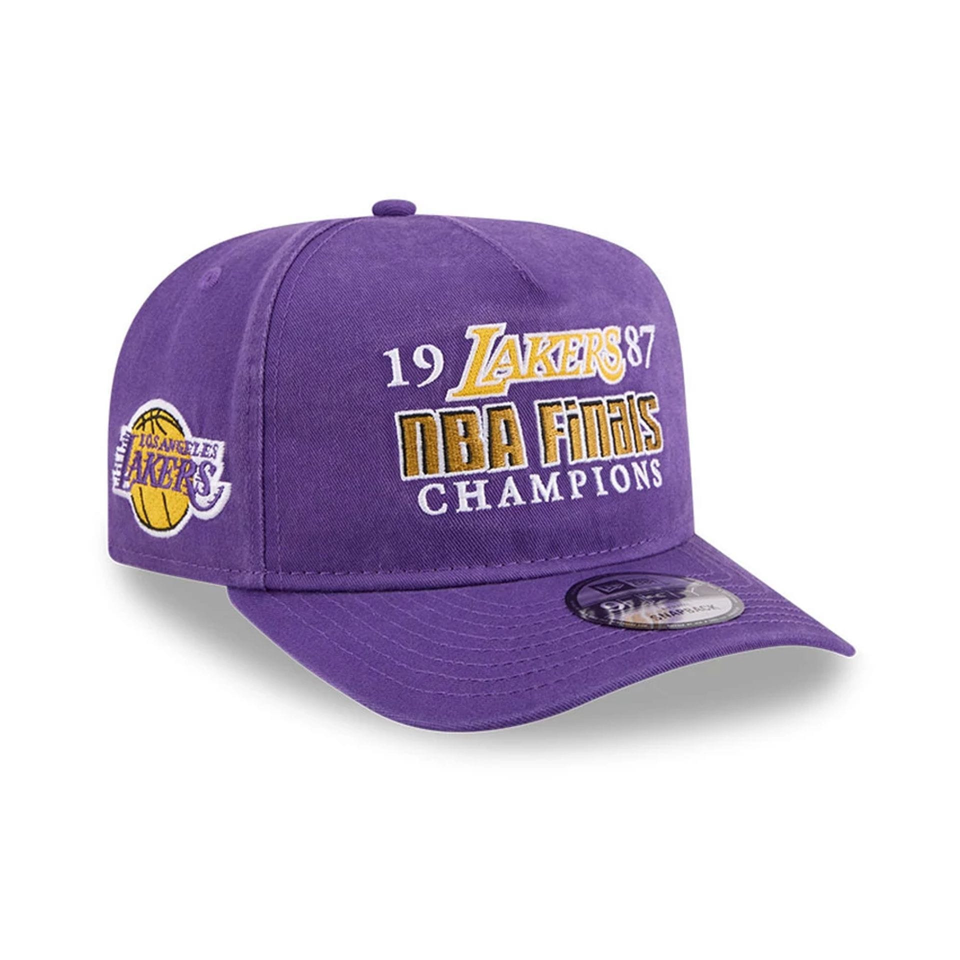 NBA Historic LA Lakers Purple 9FIFTY A-Frame Snapback Cap | NEC EU