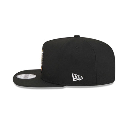 Pictured is this NBA Ring Chicago Bulls 9FIFTY A-Frame Snapback cap in black. 6