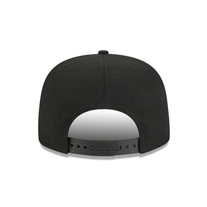 Pictured is this NBA Ring LA Lakers 9FIFTY A-Frame Snapback cap in black. 7