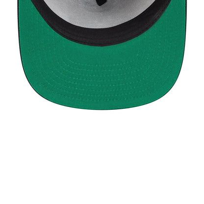 Pictured is this MLB Ring Athletics 9FIFTY A-Frame Snapback cap in black. 2