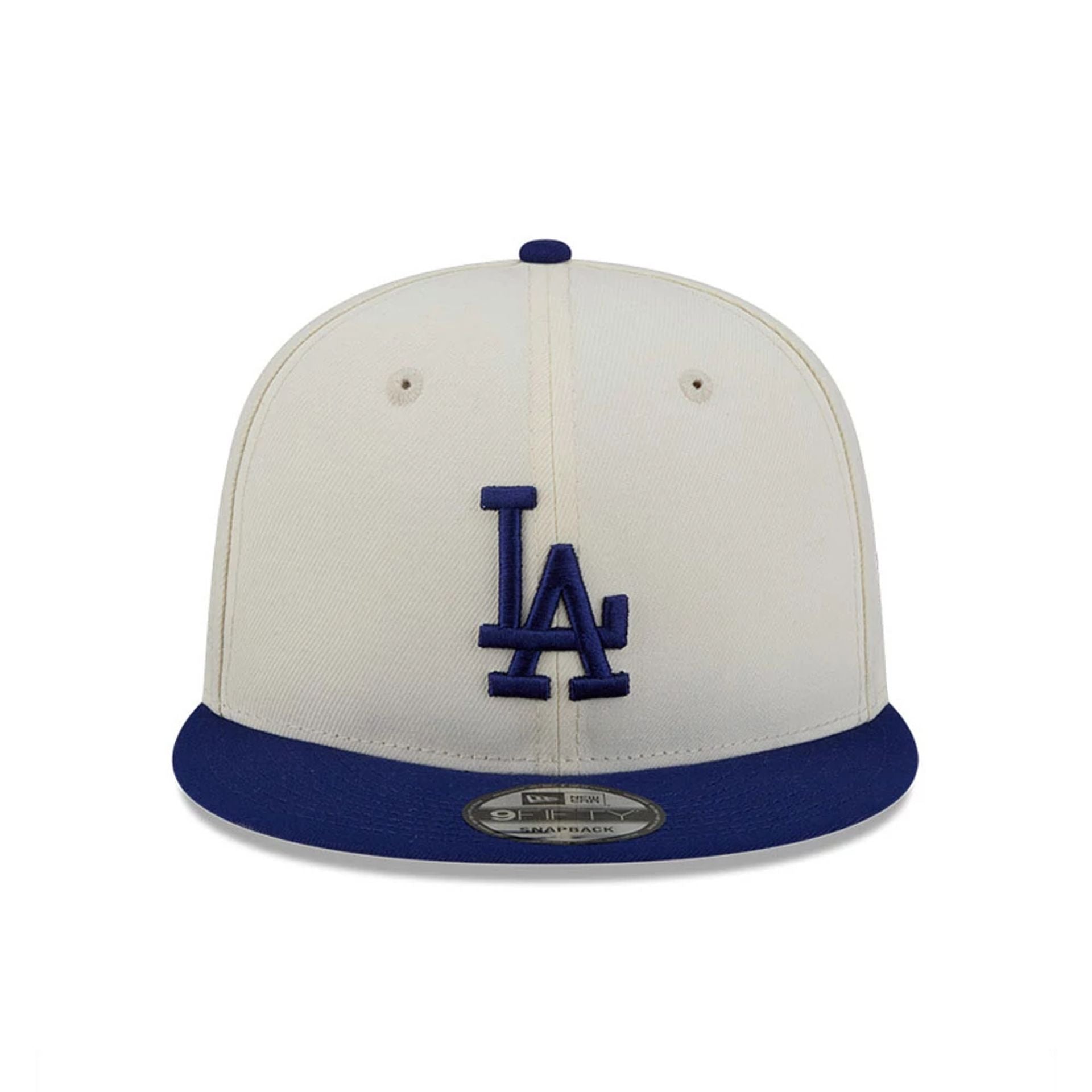 Pictured is this MLB Localized LA Dodgers 9FIFTY Snapback cap in white. 3