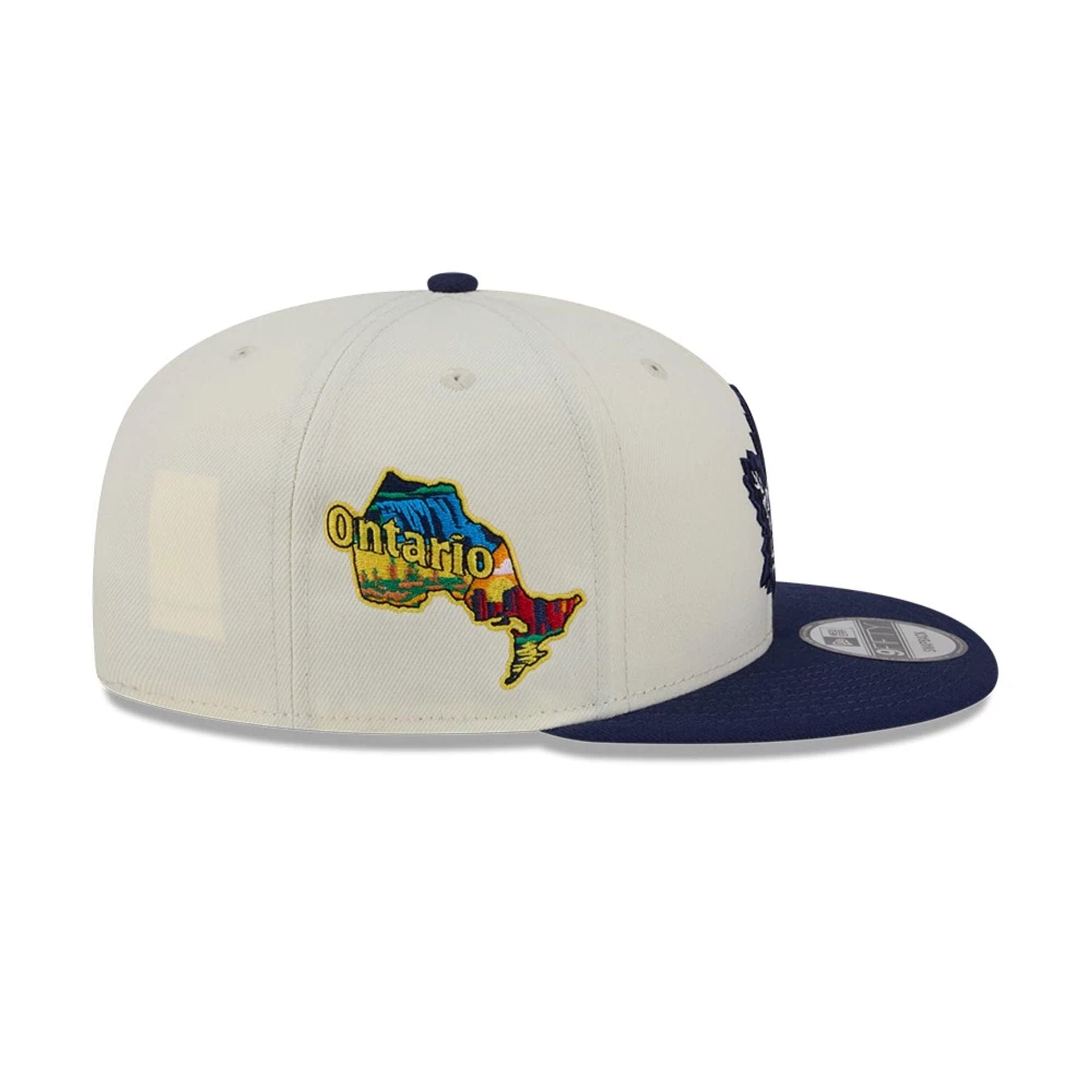 Pictured is this NHL Localized Toronto Maple Leafs 9FIFTY Snapback cap in white. 5