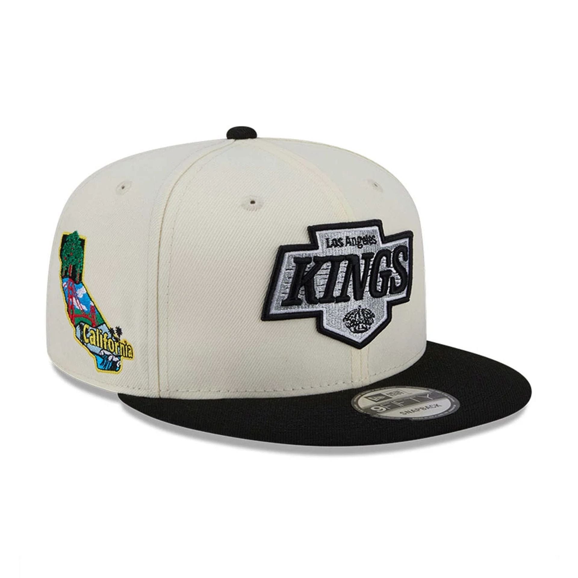 Pictured is this NHL Localized LA Kings 9FIFTY Snapback cap in white. 1