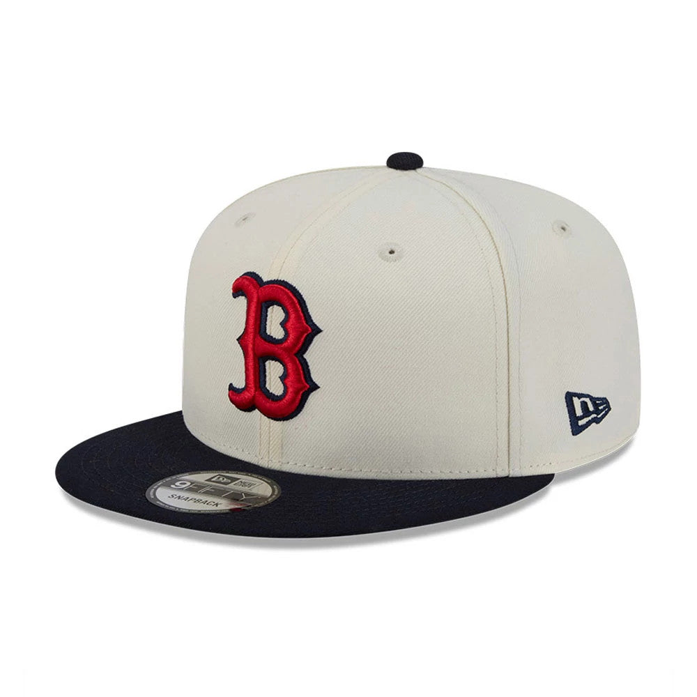 Pictured is this MLB Localized Boston Red Sox 9FIFTY Snapback cap in white. 4