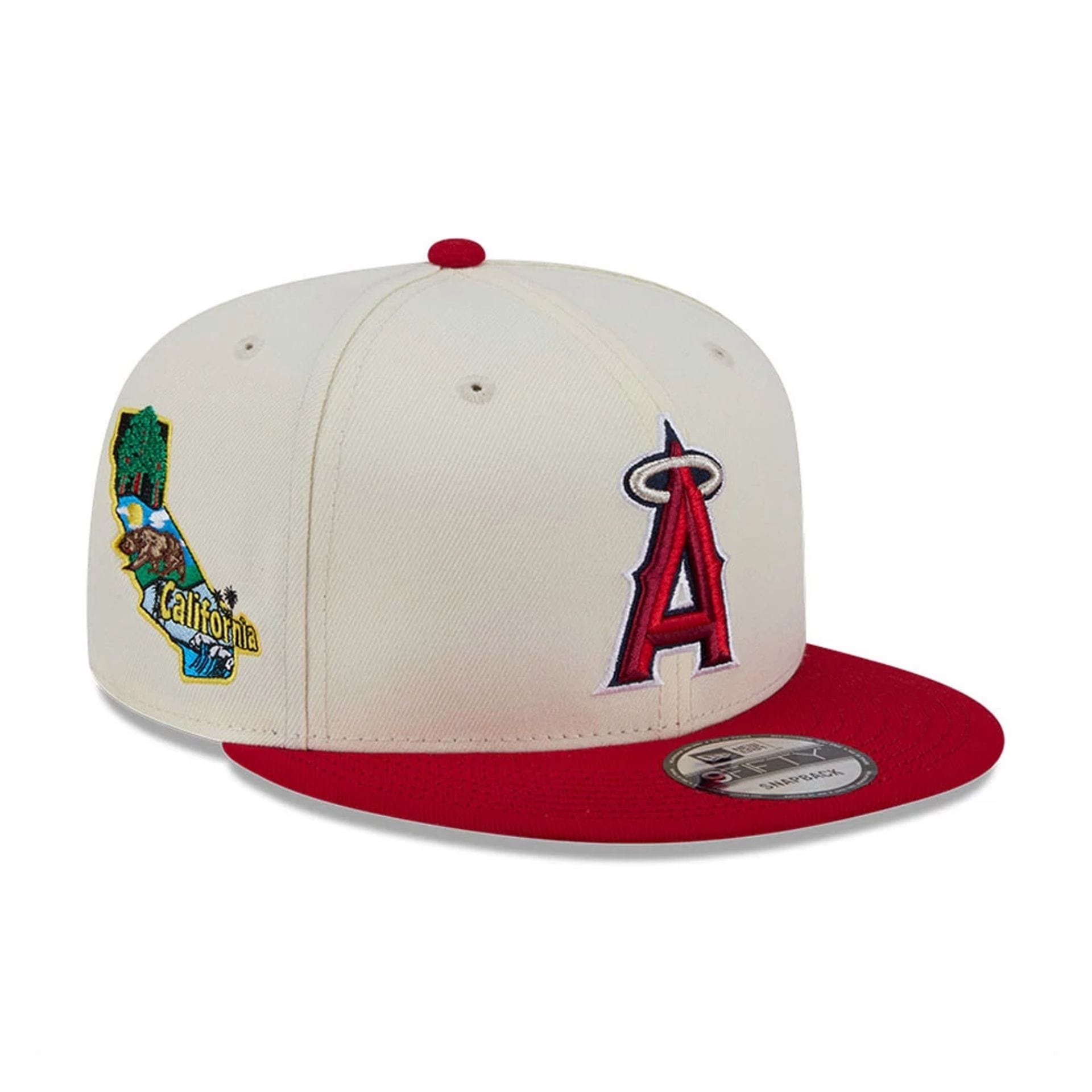 MLB Localized LA Angels White 9FIFTY Snapback Cap | NEC EU