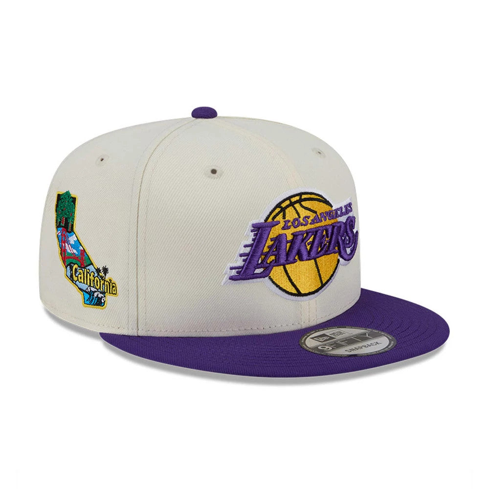 Los Angeles Lakers (NBA) Adjustable Snapback cap hat Amazon.com: Mitchell & Ness Los Angeles Lakers NBA Patched  main image 3