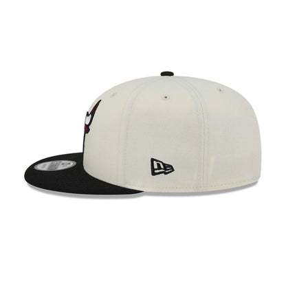 Pictured is this NBA Localized Chicago Bulls 9FIFTY Snapback cap in white. 6