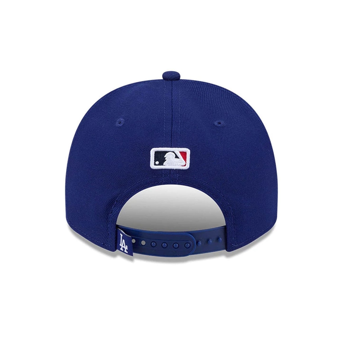 Pictured is this MLB Cartoon LA Dodgers 9FIFTY A-Frame Snapback cap in dark blue. 7