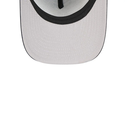 Pictured is this MLB Washed Boston Red Sox 9FIFTY A-Frame Trucker cap in black. 2