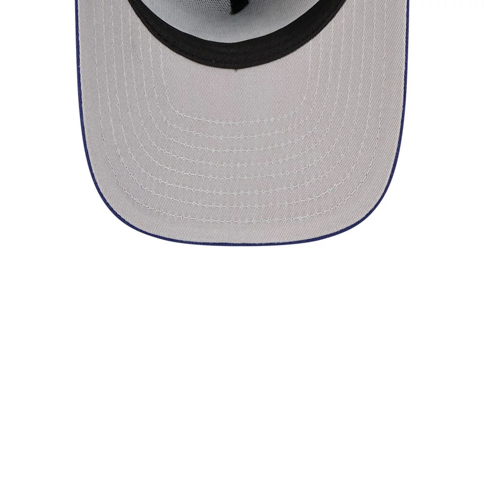 Pictured is this MLB Cartoon Texas Rangers 59FIFTY A-Frame Fitted cap in Navy. 2