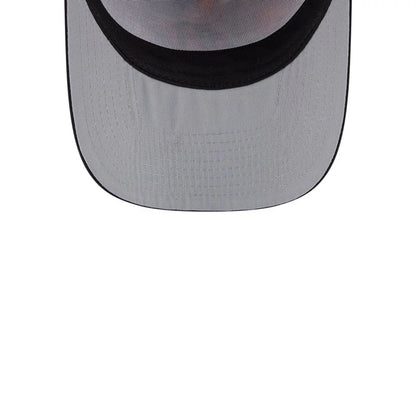 Pictured is this MLB Leaves Detroit Tigers 9FIFTY A-Frame Snapback cap in bright orange. 2