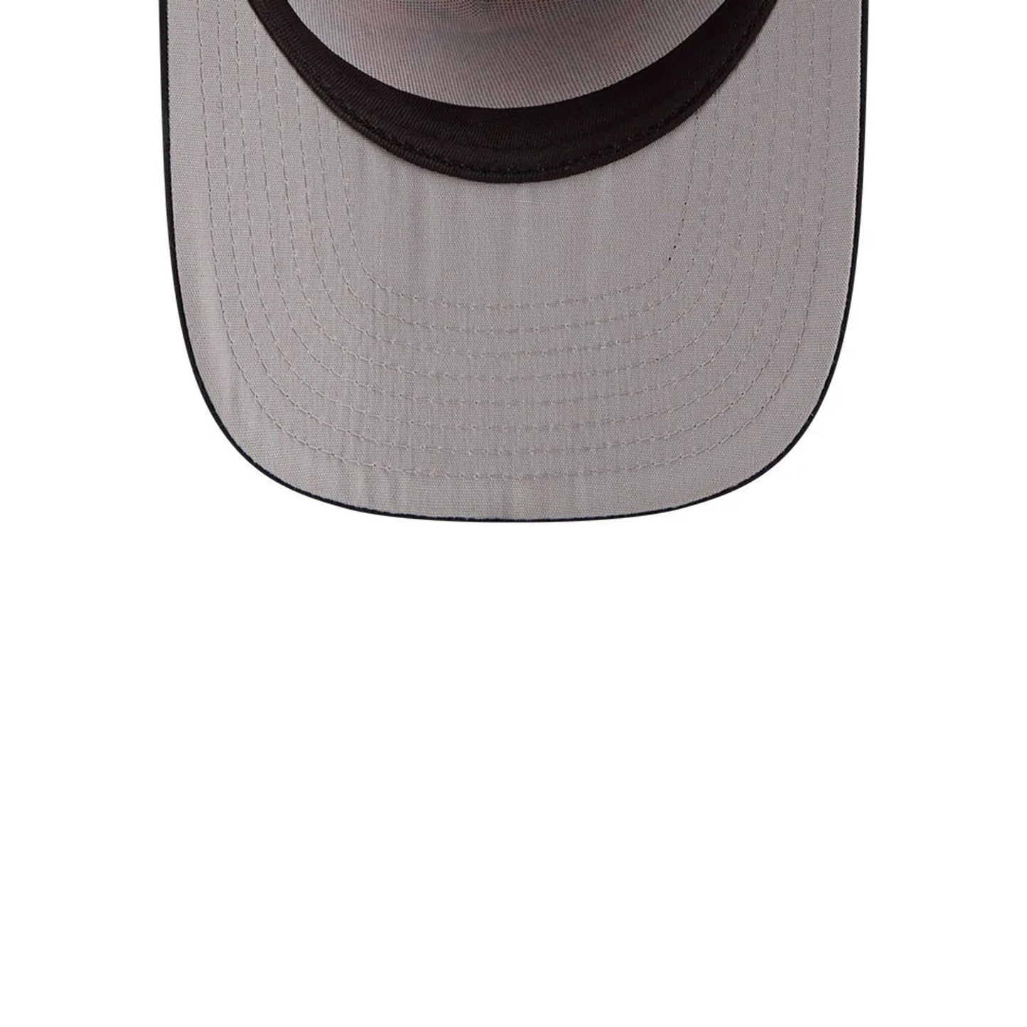 Pictured is this MLB Leaves New York Yankees 9FIFTY A-Frame Snapback cap in bright orange. 2