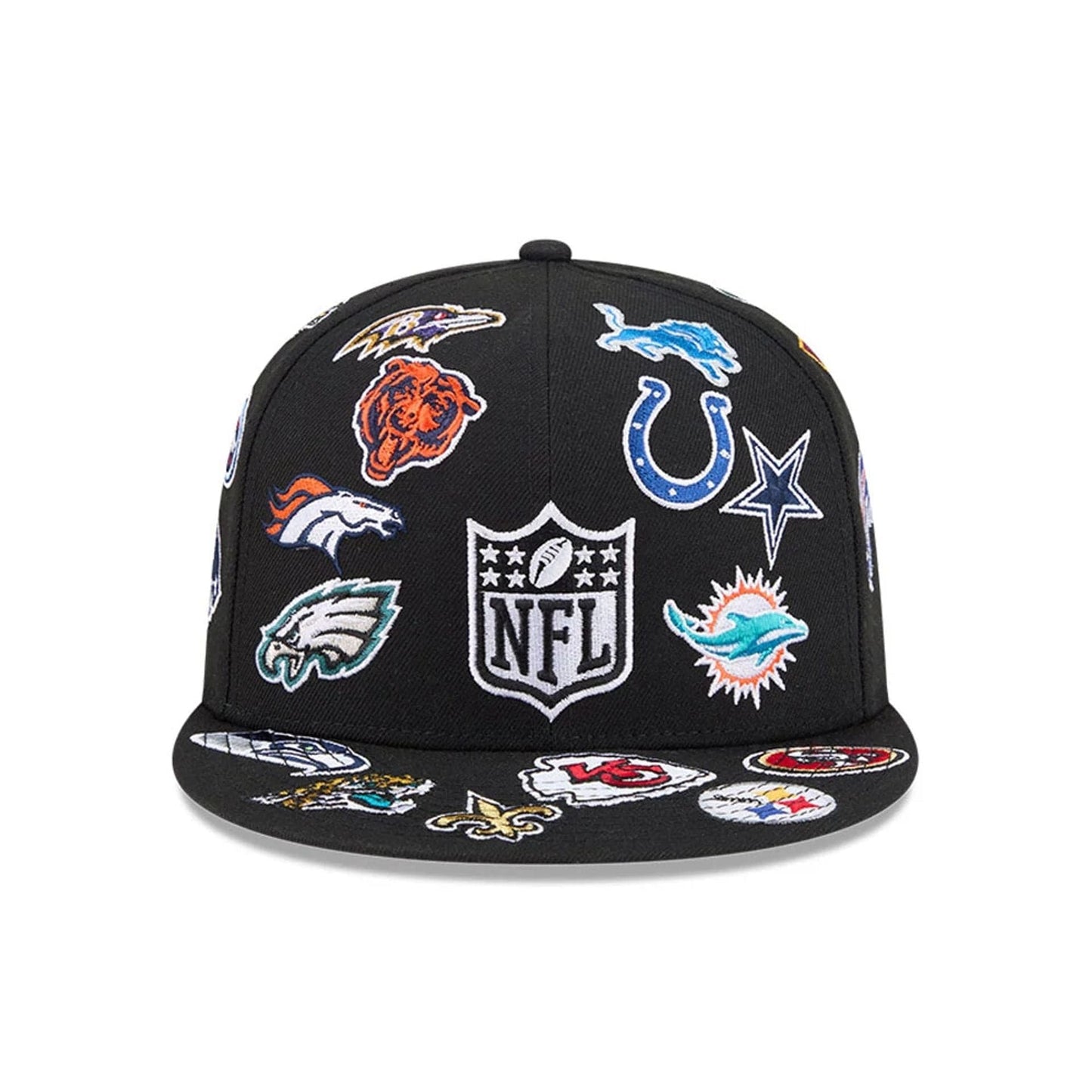 Pictured is this NFL All Over 59FIFTY Fitted cap in black. 3