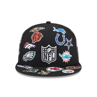 Pictured is this NFL All Over 59FIFTY Fitted cap in black. 3