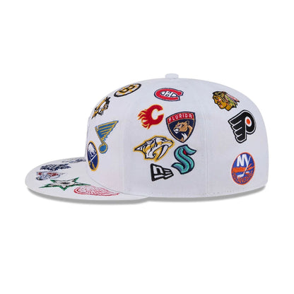 Pictured is this NHL All Over 59FIFTY Fitted cap in white. 5