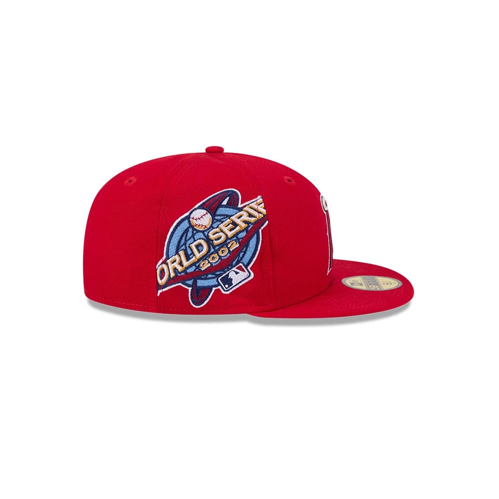 Pictured is this MLB Hidden Hit LA Angels 59FIFTY Fitted cap in red. 5