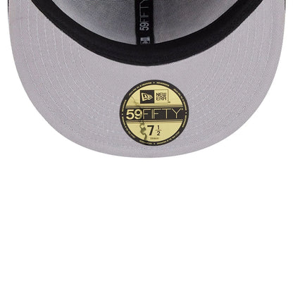 Pictured is this NHL All Over 59FIFTY Fitted cap in black. 2