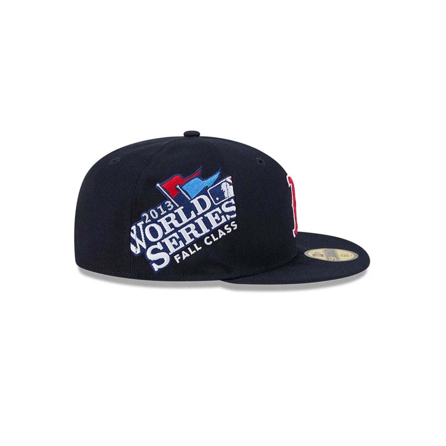 Pictured is this MLB Hidden Hit Boston Red Sox 59FIFTY Fitted cap in navy. 5