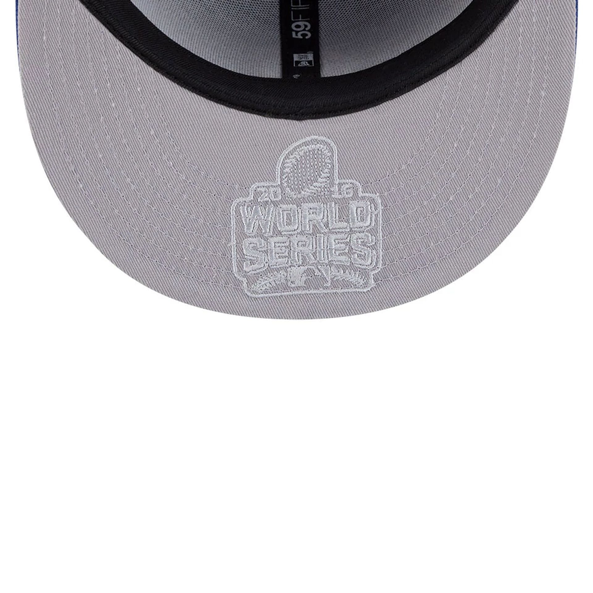 Pictured is this MLB Hidden Hit Chicago Cubs 59FIFTY Fitted cap in blue. 2