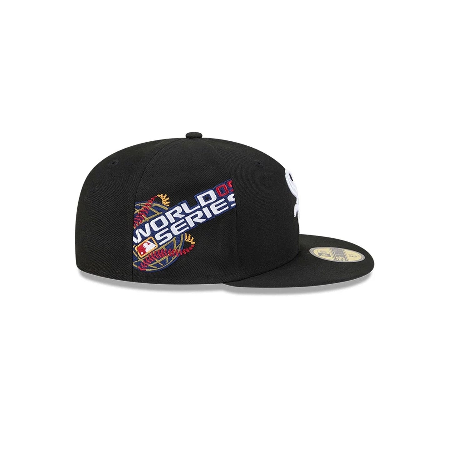 Pictured is this MLB Hidden Hit Chicago White Sox 59FIFTY Fitted cap in black. 5