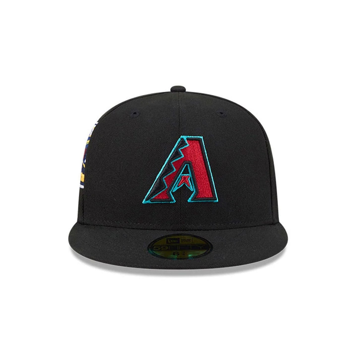Pictured is this MLB Hidden Hit Arizona Diamondbacks 59FIFTY Fitted cap in black. 3