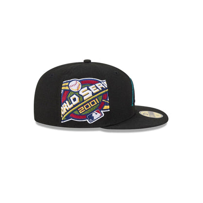 Pictured is this MLB Hidden Hit Arizona Diamondbacks 59FIFTY Fitted cap in black. 5
