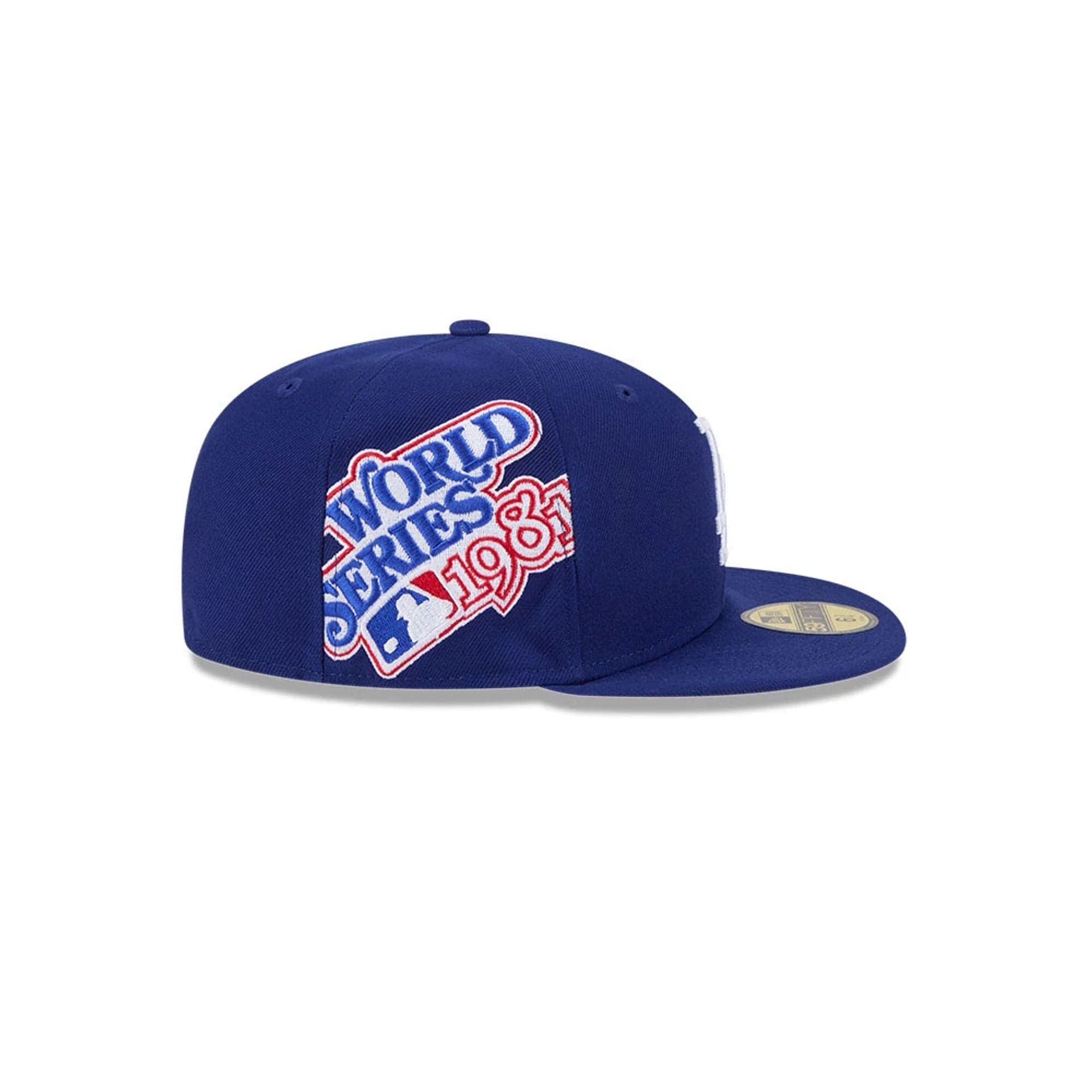 Pictured is this MLB Hidden Hit LA Dodgers 59FIFTY Fitted cap in dark blue. 5