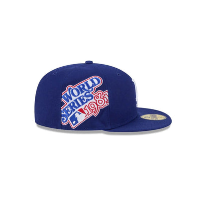 Pictured is this MLB Hidden Hit LA Dodgers 59FIFTY Fitted cap in dark blue. 5