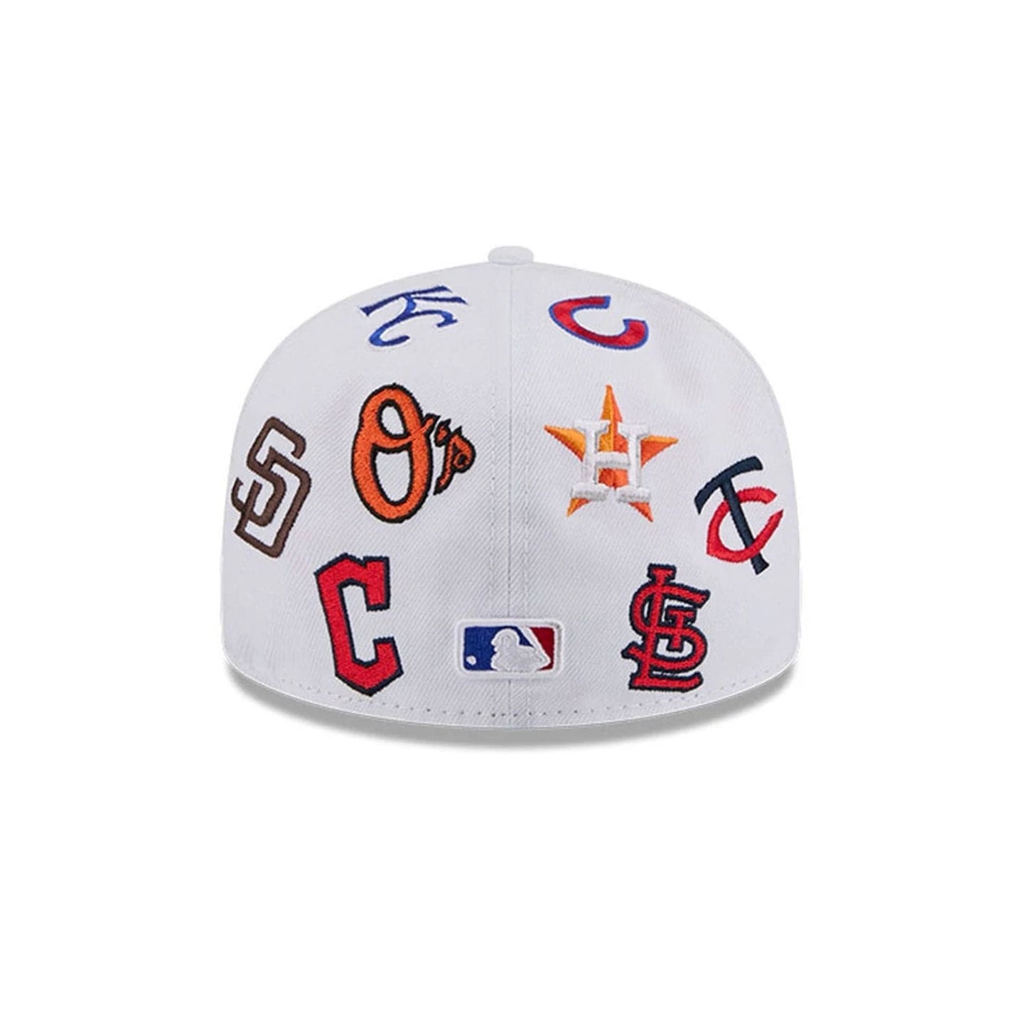 Pictured is this MLB All Over 59FIFTY Fitted cap in white. 5