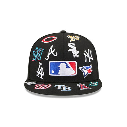 Pictured is this MLB All Over 59FIFTY Fitted cap in black. 3