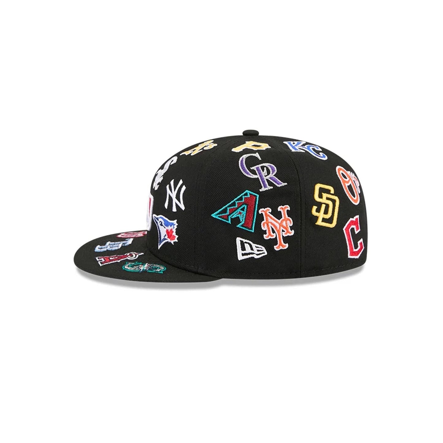 Pictured is this MLB All Over 59FIFTY Fitted cap in black. 6