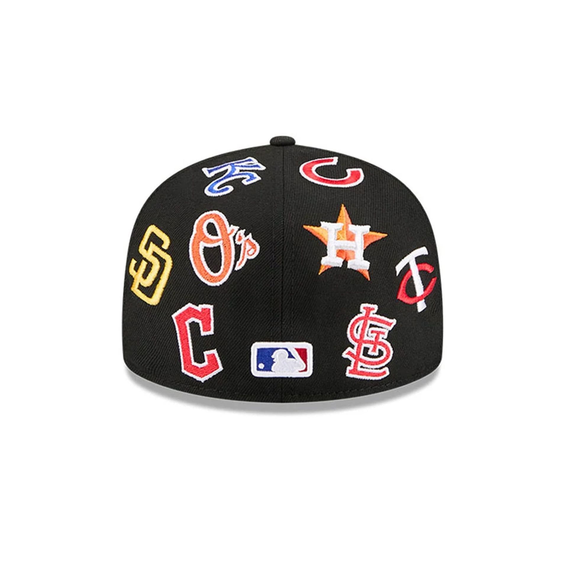 Pictured is this MLB All Over 59FIFTY Fitted cap in black. 9