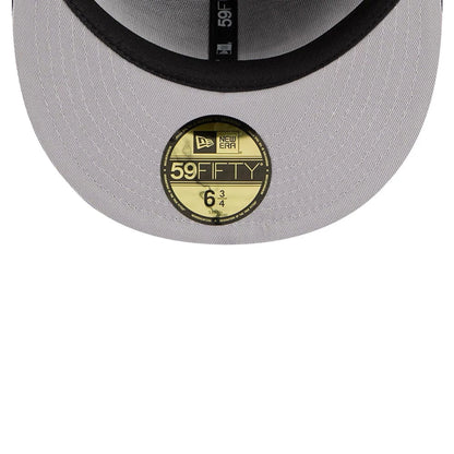 Pictured is this MLB All Over 59FIFTY Fitted cap in black. 2