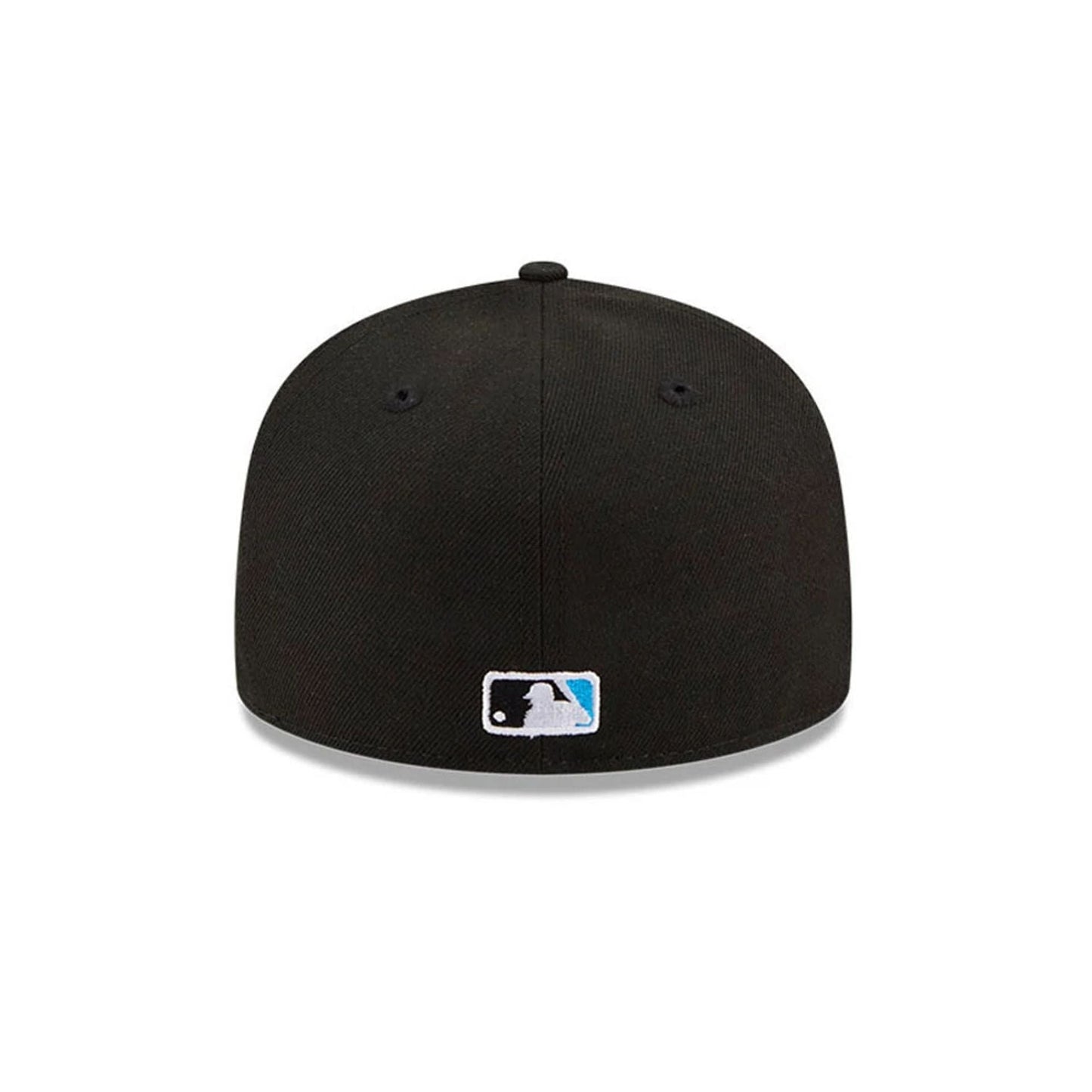 Pictured is this MLB Hidden Hit Miami Marlins 59FIFTY Fitted cap in black. 7