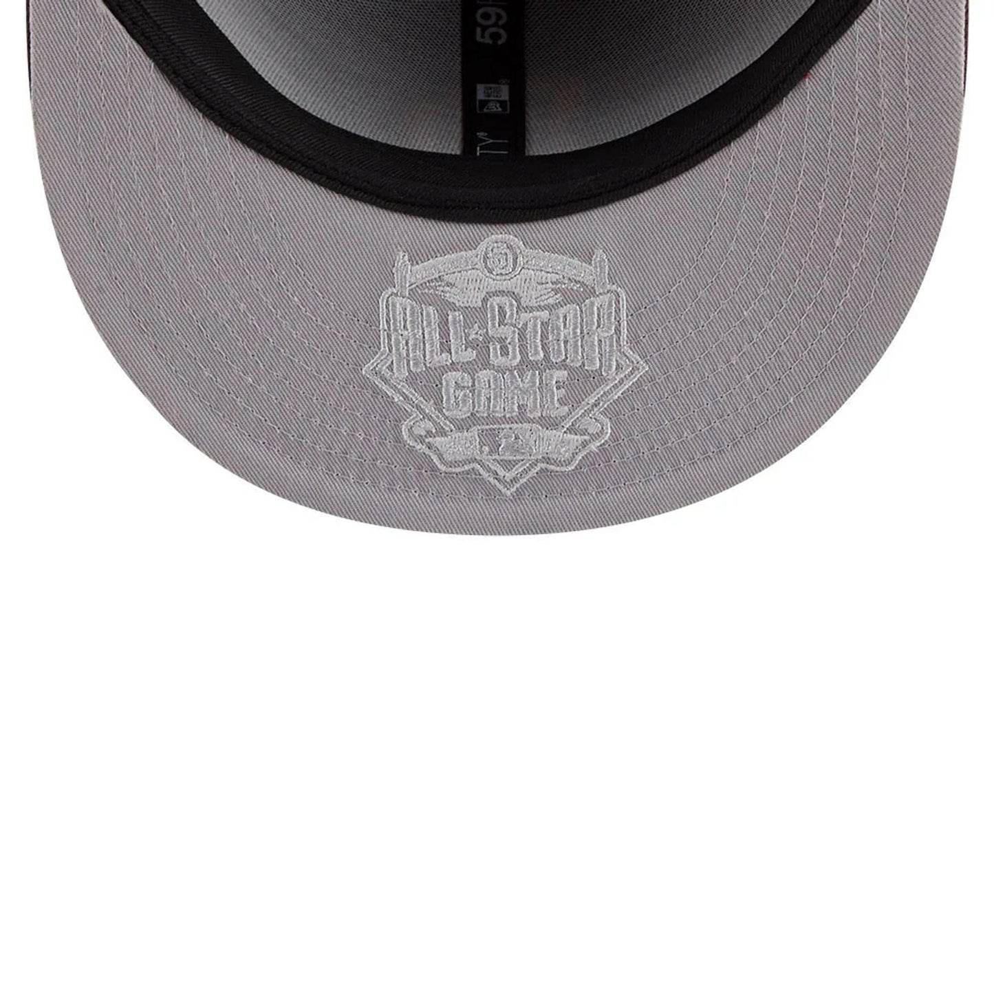 Pictured is this MLB Hidden Hit San Diego Padres 59FIFTY Fitted cap in dark brown. 2