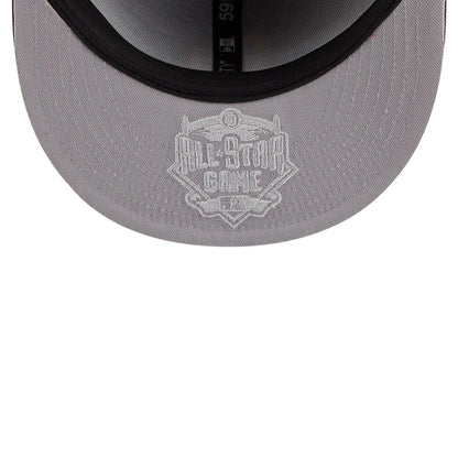 Pictured is this MLB Hidden Hit San Diego Padres 59FIFTY Fitted cap in dark brown. 2