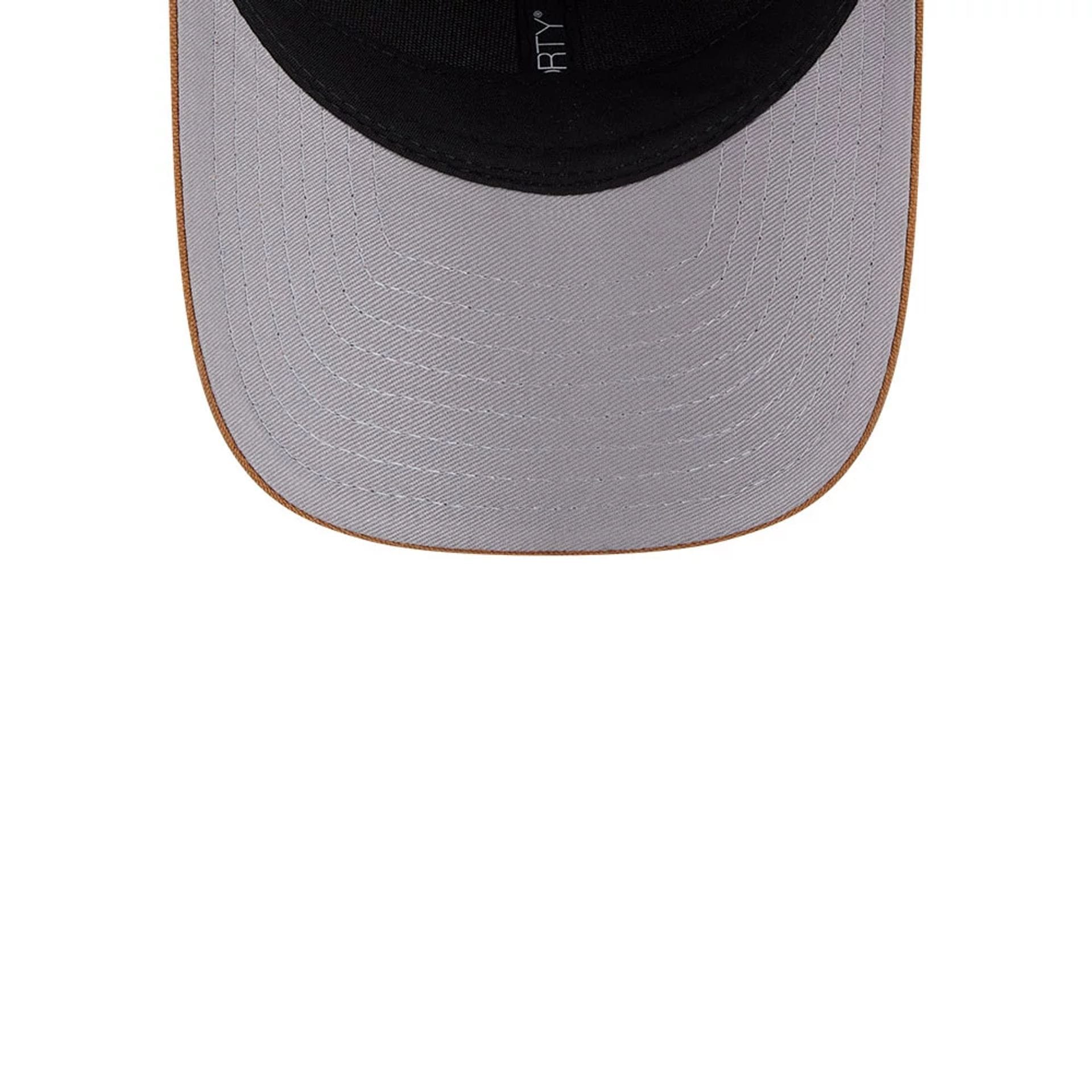 Pictured is this MLB Team Choice Atlanta Braves 9FORTY M-Crown cap in beige. 3