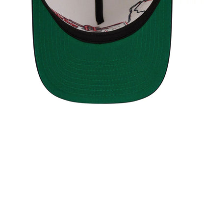 Pictured is this MLB Classic Boston Red Sox 9FIFTY A-Frame Snapback cap in White. 2