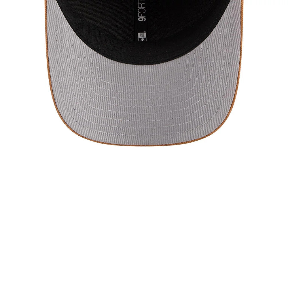 Pictured is this MLB Team Choice LA Dodgers 9FORTY M-Crown cap in beige. 3