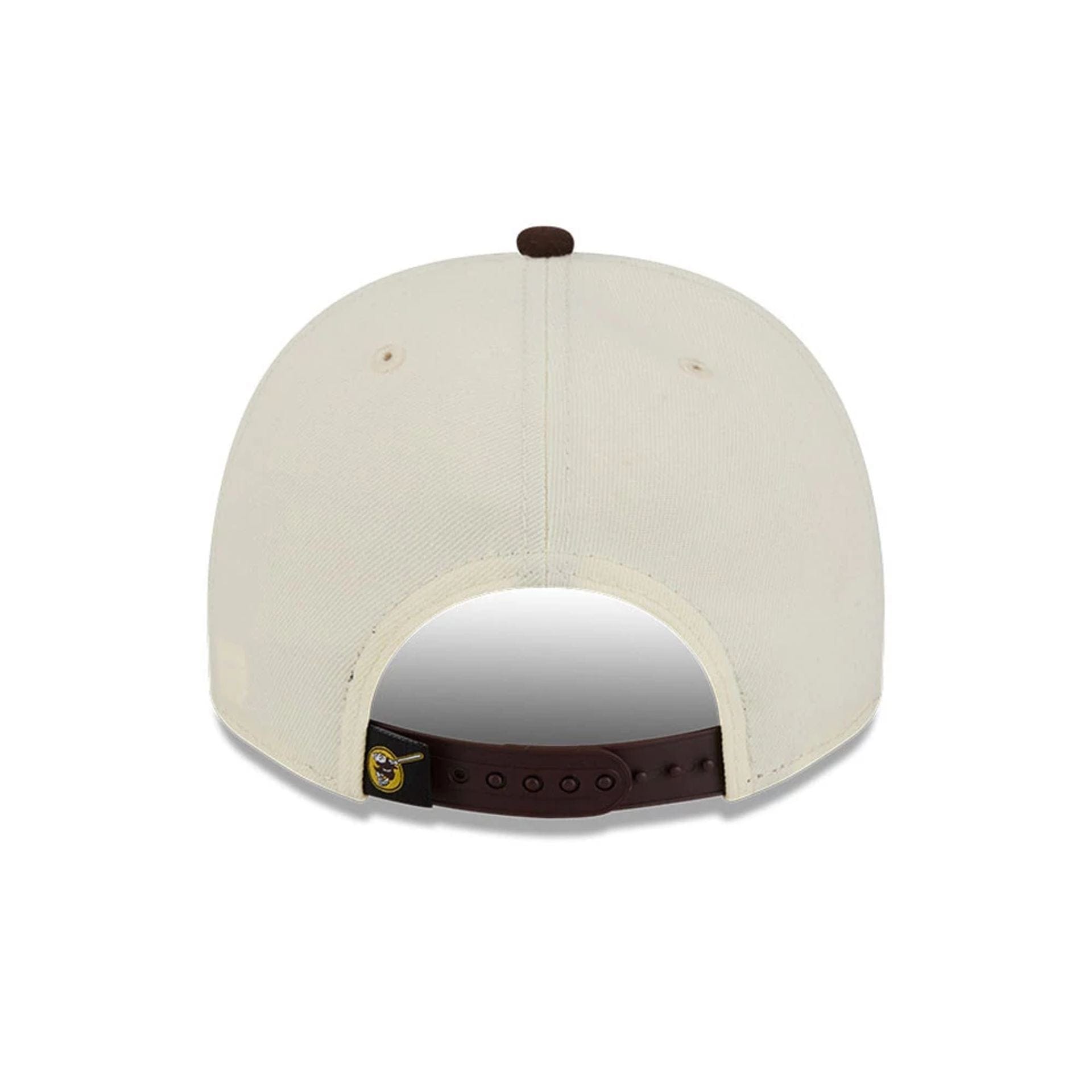 Pictured is this MLB Classic San Diego Padres 9FIFTY A-Frame Snapback cap in White. 7