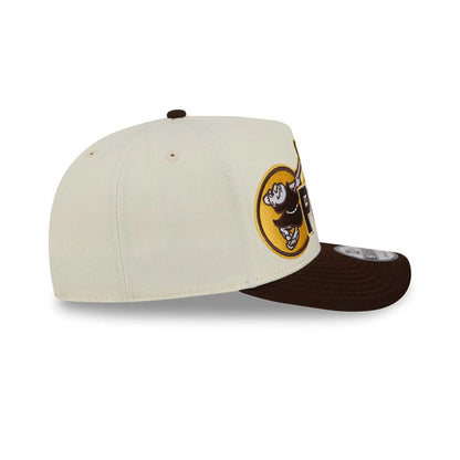 Pictured is this MLB Classic San Diego Padres 9FIFTY A-Frame Snapback cap in White. 6