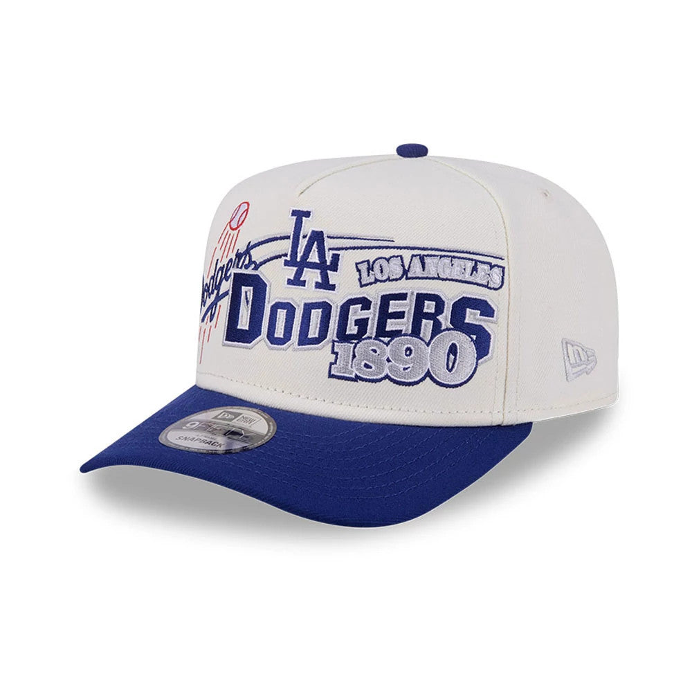 MLB Classic LA Dodgers White 9FIFTY A-Frame Snapback Cap | NEC EU