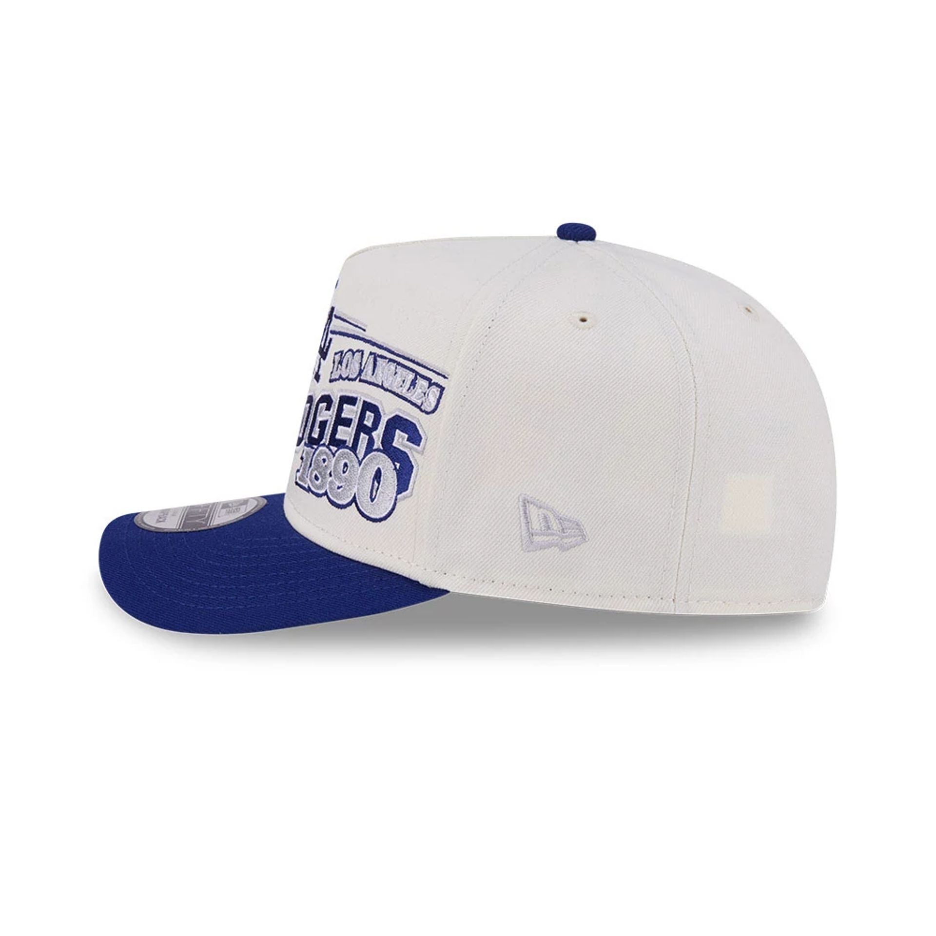 Pictured is this MLB Classic LA Dodgers 9FIFTY A-Frame Snapback cap in White. 5