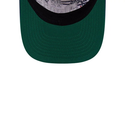 Pictured is this MLB Classic LA Dodgers 9FIFTY A-Frame Snapback cap in White. 2