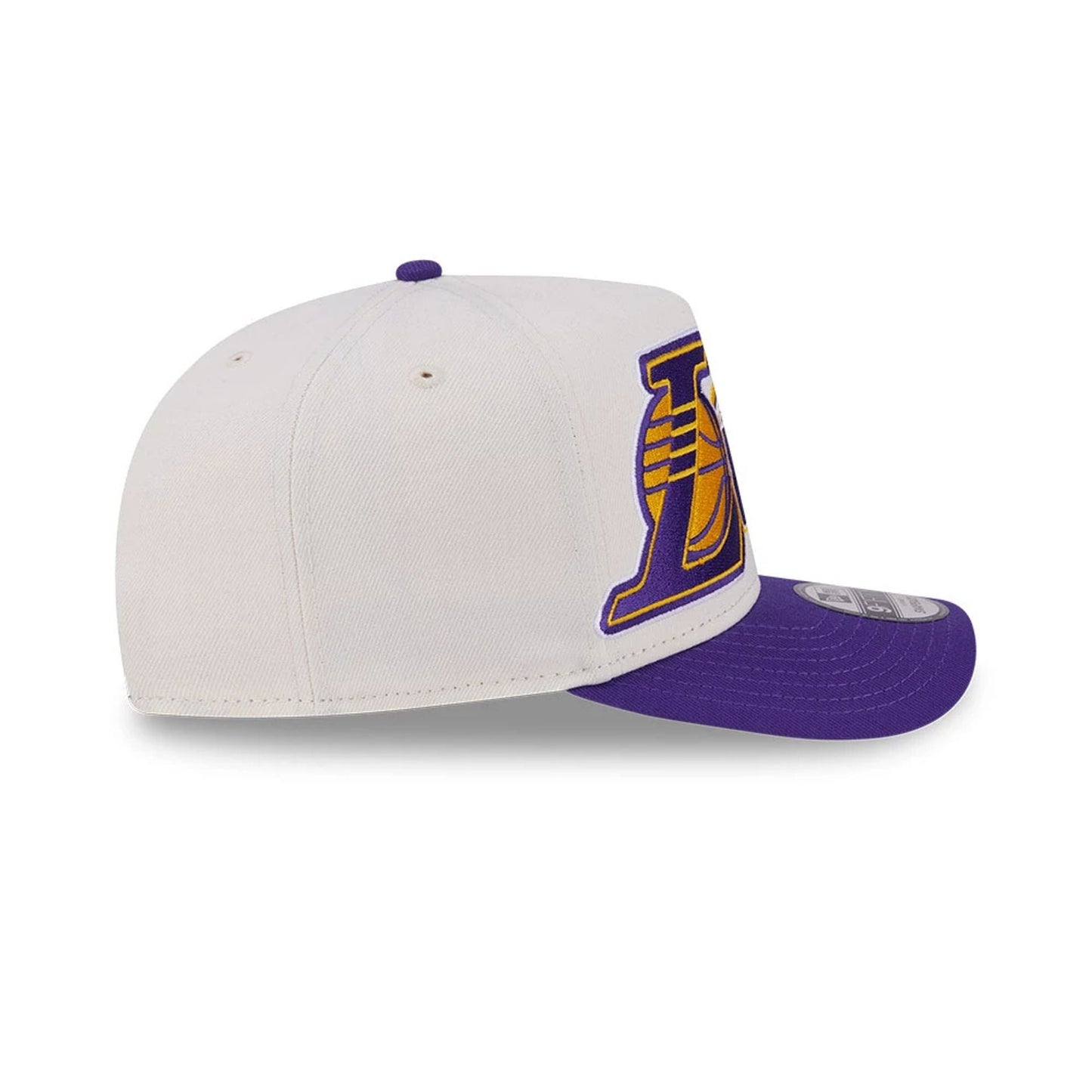 Pictured is this NBA Classic LA Lakers 9FIFTY A-Frame Snapback cap in White. 6